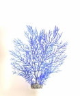 Коралл пластиковый Горгонария синяя М 