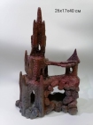 Замок керамический с двумя башнями